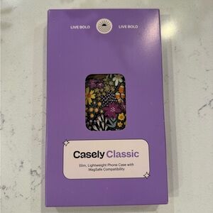 Casely Classic Floral Phone Case - Purple